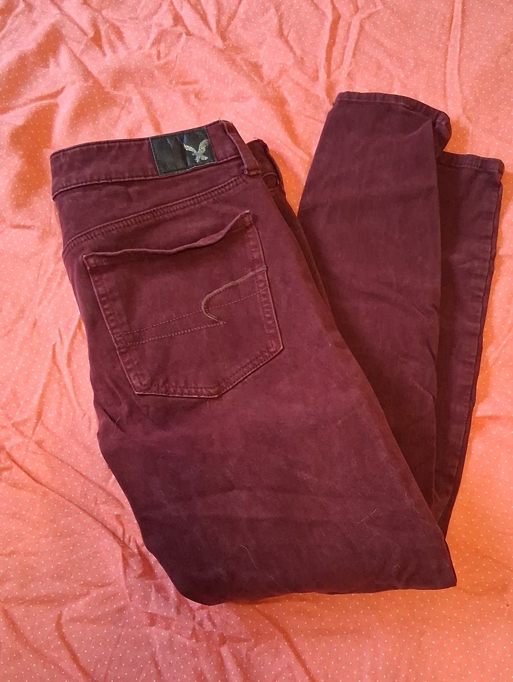 American Eagle Super high rise jeggings, Size Small, With bonus Maroon Pair - Picture 4 of 4